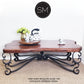 Mexports by Susana Molina 1237AAM 72" Mesquite Wood Top Free Form Edge No Inlay Rectangular Coffee Table