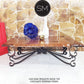 Mexports by Susana Molina 1237AAM 72" Mesquite Wood Top Live Edge Gold Citrine Inlay Rectangular Coffee Table