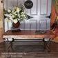 Mexports by Susana Molina 1239AC 48" Natural Hammered Copper Top Square Coffee Table
