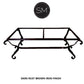Mexports by Susana Molina 1239AC 48" Oxidized Hammered Copper Top Square Coffee Table