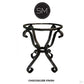 Mexports by Susana Molina 1239LC 31" Natural Hammered Copper With Nailheads on Edge Round Side Table