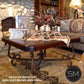 Mexports by Susana Molina 1240AM 48" Mesquite Wood Top Live Edge No Inlay Square Coffee Table