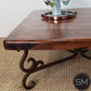 Mexports by Susana Molina 1240AM 48" Mesquite Wood Top Live Edge No Inlay Square Coffee Table