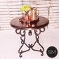 Mexports by Susana Molina 1241LM 31" Mesquite Wood Top No Inlay Round Side Table