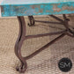 Mexports by Susana Molina 1242AC 48" Oxidized Hammered Copper Top Mediterranean Coffee Table