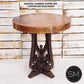 Mexports by Susana Molina 1243BBC 24" Natural Hammered Copper Top Round Side Table