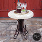 Mexports by Susana Molina 1245BBT 24" Cream Travertine Bullnose Edge Round Side Table