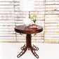 Mexports by Susana Molina 1245LM 38" Mesquite Wood No Inlay Round Side Table