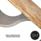 Mexports by Susana Molina 1257AAOT 60" Peach Travertine Top Bullnose Edge Rustic Oval Coffee Table