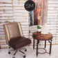 Mexports by Susana Molina 1265BBC 24" Natural Hammered Copper Round Side Table