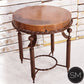Mexports by Susana Molina 1265BBC 24" Natural Hammered Copper Round Side Table