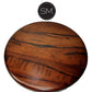 Mexports by Susana Molina 38" Mesquite Wood Top Bullnose Edge Elegant Round Bar Table With Nails