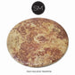 Mexports by Susana Molina 38" Peach Bullnose Travertine Top Round Bar Table