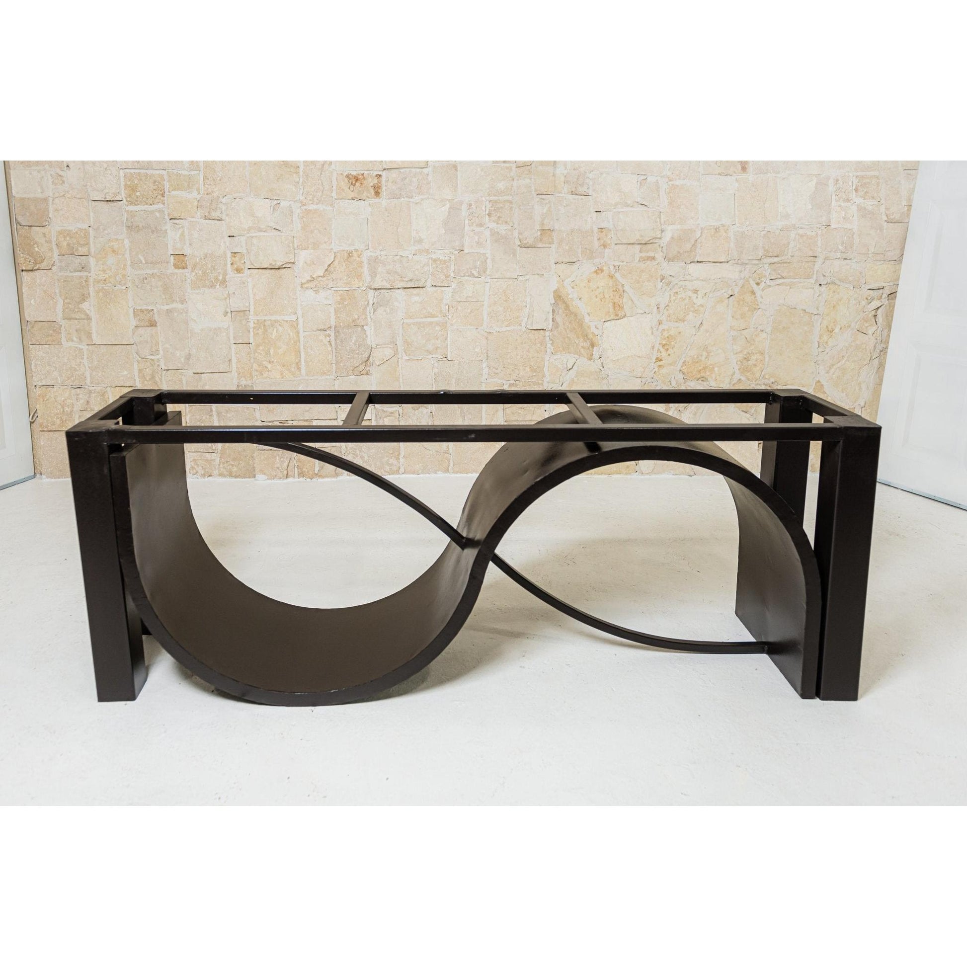 Mexports by Susana Molina 72" Oxidized Hammered Copper Rectangular Dining Table