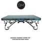 Mexports by Susana Molina 72" Oxidized Hammered Copper Top Rectangular Cocktail Coffee Table