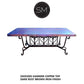 Mexports by Susana Molina 72" Oxidized Luxury Hammered Copper Top Rectangular Dining Table