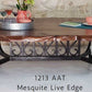 Mexports by Susana Molina 84" Mesquite Top Live Edge No Inlay Rectangular Modern Dining Table