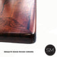 Mexports by Susana Molina 96" x 48" Mesquite Wood Top Rounded Corners With Nails on Edge Awe-Inspiring Rectangular Dining Table With Hammer Copper Inlay