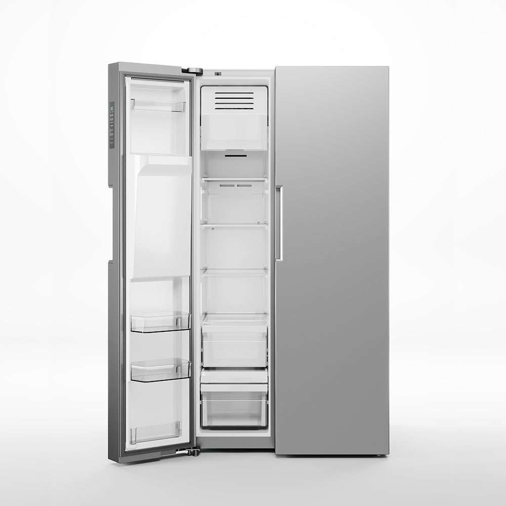 Midea 26 CuFt. Side-by-Side Refrigerator With Dispenser