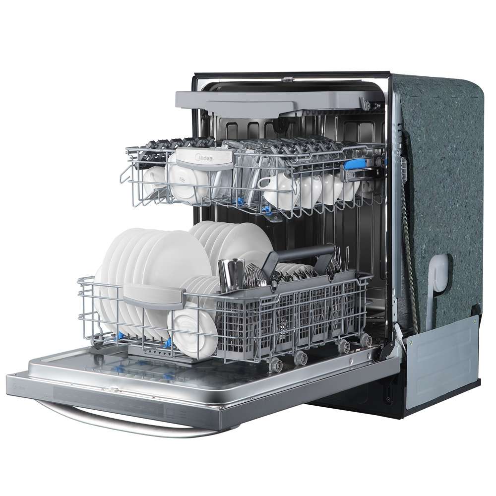 Midea 45 dBA Stainless Steel Dishwasher With Extended Dry - MDT24H3AST