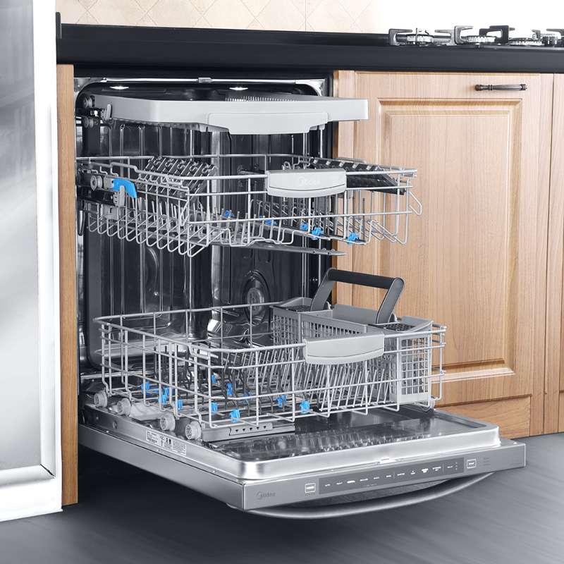 Midea 45 dBA Stainless Steel Dishwasher With Extended Dry - MDT24H3AST