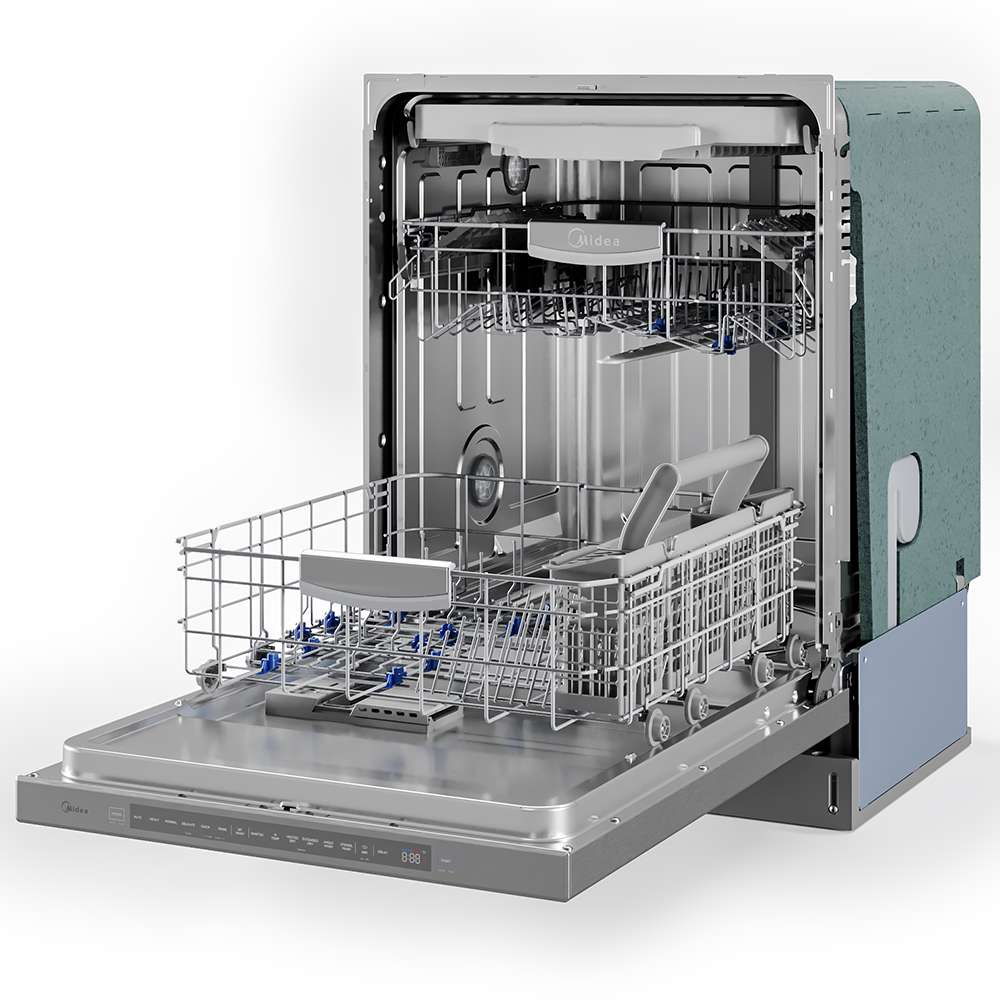 Midea 45 dBA Stainless Steel Dishwasher With Pocket Handle & WiFi - MDT24P4AST