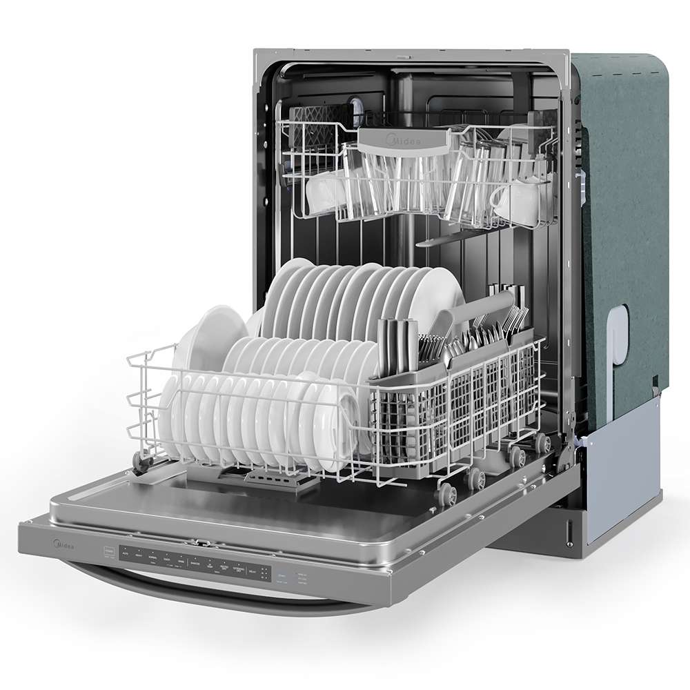 Midea 49 dBA Stainless Steel Dishwasher With Extended Dry - MDT24H2AST