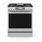 Midea Smart 30" Self-Cleaning Gas Range With 5 Burners & Air Fry Convection - MGS30S4AST