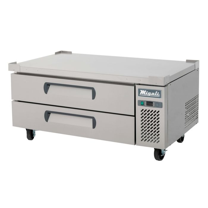 Migali C-CB52-HC 2 Drawers 52" Wide Chef Base Refrigerator With Side Mount Compressor