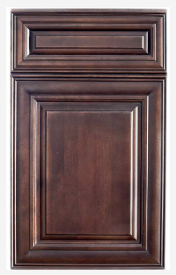 NKBC 18"W x 96"H x 1"D Dark Chocolate Part-Cabinet Side Panel-Dadoed for Back Panel