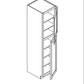 NKBC 18"W x 96"H x 27"D Dark Chocolate Tall Pantry Cabinet With Shelves