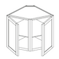NKBC 24"W x 34.5"H x 24"D French Vanilla Base End Corner Cabinet