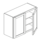 NKBC 30"W x 36"H x 12"D Pearl Gray Wall Cabinet