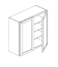 NKBC 33"W x 42"H x 12"D French Vanilla Wall Cabinet