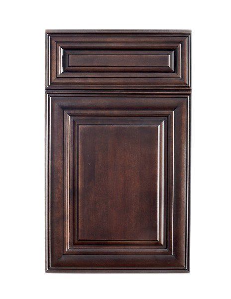 NKBC 36"W x 12"H x 12"D Dark Chocolate Wall Bridge Cabinet