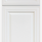 NKBC 42"W x 5"H x 1"D Classic White Arch Valance