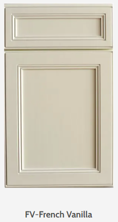 NKBC 48"W x 5"H x 1"D French Vanilla Arch Valance