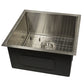 Nantucket Sinks 19" x19" AW1919-16 All-Weather Undermount Outdoor Use Stainless Steel Sink