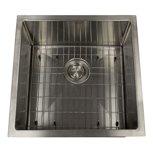 Nantucket Sinks 19" x19" AW1919-16 All-Weather Undermount Outdoor Use Stainless Steel Sink