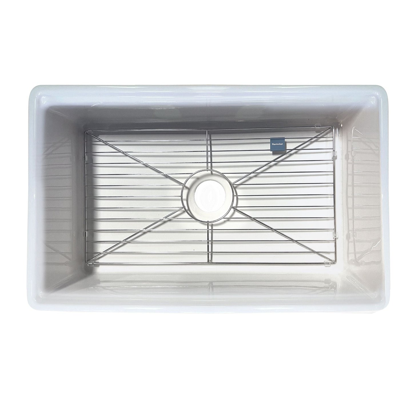 Nantucket Sinks 27" x 14" x 1" Stainless Steel Bottom Grid