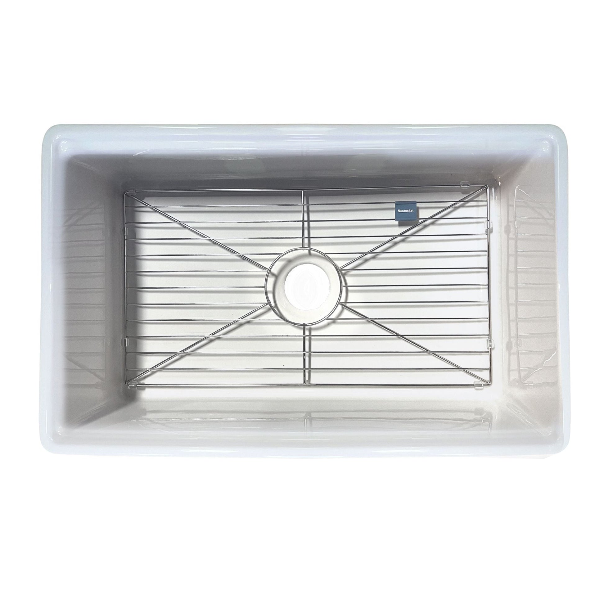 Nantucket Sinks 27" x 14" x 1" Stainless Steel Bottom Grid
