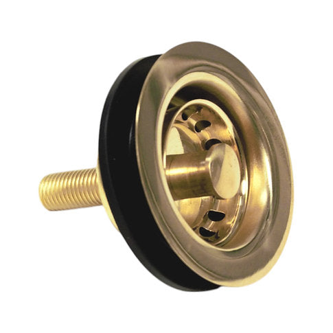 Nantucket Sinks 2.75" Junior Duo Unlacquered Brass Bar Sink Drain