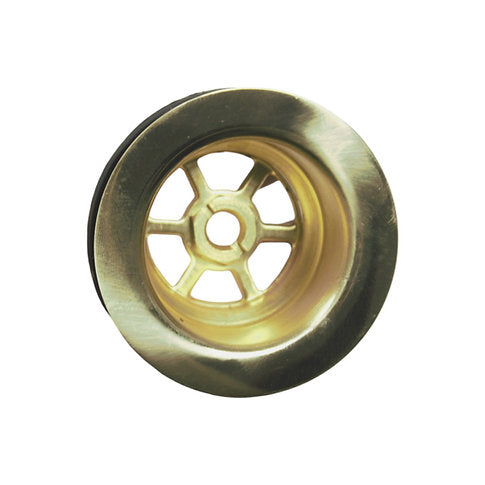 Nantucket Sinks 2.75" Junior Duo Unlacquered Brass Bar Sink Drain