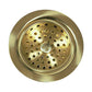 Nantucket Sinks 3.5" Unlacquered Brass Kitchen Drain
