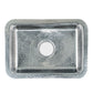 Nantucket Sinks Brightwork 20" Dual Mount Hand-Hammered Single Bowl Stainless Steel Bar Sink