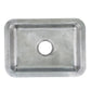 Nantucket Sinks Brightwork 20" Dual Mount Hand-Hammered Single Bowl Stainless Steel Bar/Island Sink