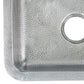 Nantucket Sinks Brightwork 20" Dual Mount Hand-Hammered Single Bowl Stainless Steel Bar/Island Sink