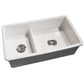 Nantucket Sinks Cape 31" White Dualmount Fireclay Sink With Drain and Grid
