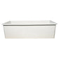 Nantucket Sinks Cape 31" White Dualmount Fireclay Sink With Drain and Grid