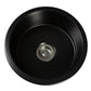 Nantucket Sinks Cape Collection 18" Round Dual-Mount Fireclay Matte Black Single Bowl Round Bar-Prep Kitchen Sink